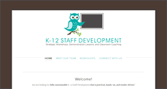 Desktop Screenshot of k12staffdevelopment.com